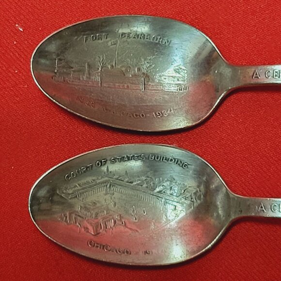 Vintage Century Silverplate Black Partridge Courts of State Building Chicago 193 - Picture 4 of 10